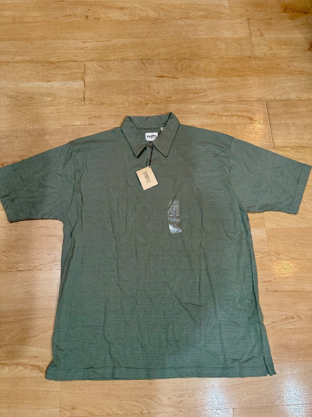 Robert Stock Men's Collared Shirt. sz Large